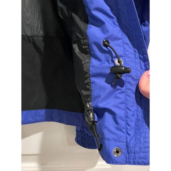 Vintage Marker LTD Vertical Light Ski/Snow Blue Jacket W/ Detachable Hood Size 6 - Picture 2 of 12